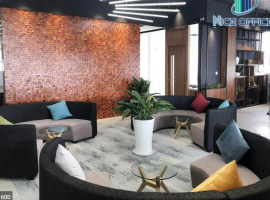 Cách bố trí bàn ghế khu tiếp khách trong văn phòng